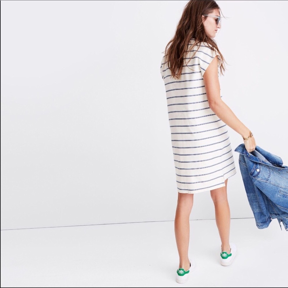 Madewell Striped Dress Small